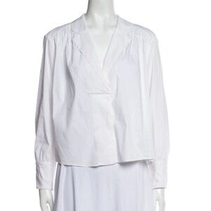 ba&sh white collar shirt